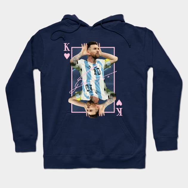 King Messi Hoodie by Nagorniak